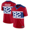 Men’s New York Giants #92 Michael Strahan Century Red Alternate Vapor F.U.S.E. Limited Football Stitched Jersey