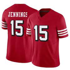 Men’s San Francisco 49ers #15 Jauan Jennings New Red Vapor Untouchable Limited Stitched Football Jersey