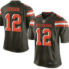 Men’s Cleveland Browns Brown #12 Josh Gordon Brown Team Color 2015 NFL Nike Elite Jersey