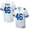 Nike Cowboys #46 Alfred Morris White Men’s Stitched NFL Elite Jersey