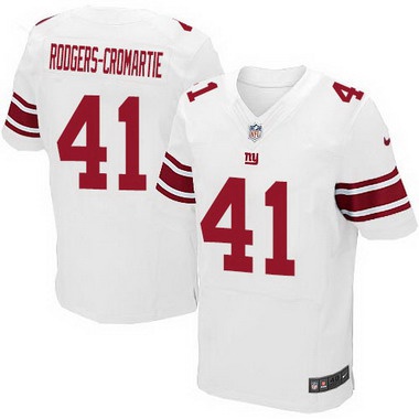 Men’s New York Giants #41 Dominique Rodgers-Cromartie White Road NFL Nike Elite Jersey