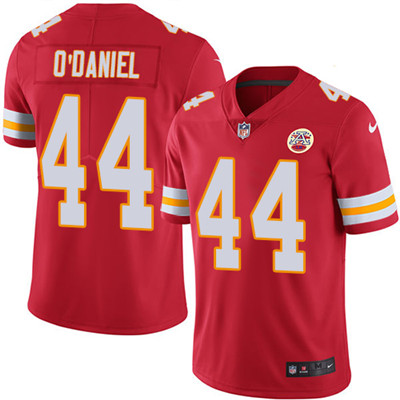 Nike Kansas City Chiefs #44 Dorian O’Daniel Red Team Color Men’s Stitched NFL Vapor Untouchable Limited Jersey