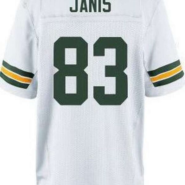 Men’s Green Bay Packers #83 Jeff Janis White Road NFL Nike Elite Jersey