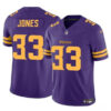 Men’s Minnesota Vikings #33 Aaron Jones Purple F.U.S.E. Color Rush Vapor Untouchable Limited Football Stitched Jersey