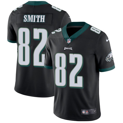 Nike Philadelphia Eagles #82 Torrey Smith Black Alternate Men’s Stitched NFL Vapor Untouchable Limited Jersey