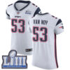 #53 Elite Kyle Van Noy White Nike NFL Road Men’s Jersey New England Patriots Vapor Untouchable Super Bowl LIII Bound
