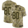 Nike Packers #80 Jimmy Graham Camo Men’s Stitched NFL Limited 2018 Salute To Service Jersey