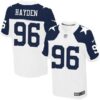 Men’s Dallas Cowboys #96 Nick Hayden White Thanksgiving Alternate NFL Nike Elite Jersey