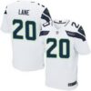 Men’s Seattle Seahawks #20 Jeremy Lane White Road NFL Nike Elite Jersey