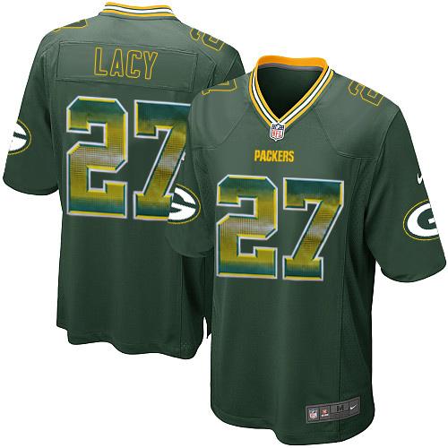 Nike Packers #27 Eddie Lacy Green Team Color Men’s Stitched NFL Limited Strobe Jersey