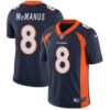 Nike Denver Broncos #8 Brandon McManus Navy Blue Alternate Men’s Stitched NFL Vapor Untouchable Limited Jersey