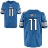 Men’s Detroit Lions #11 Marvin Jones Light Blue Team Color NFL Nike Elite Jersey