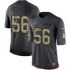 Men’s Green Bay Packers #56 Julius Peppers Black Anthracite 2016 Salute To Service Stitched NFL Nike Limited Jersey