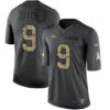Men’s Denver Broncos #9 Riley Dixon Black Anthracite 2016 Salute To Service Stitched NFL Nike Limited Jersey
