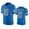 Men’s Detroit Lions #10 Teddy Bridgewater Blue 2023 F.U.S.E. Vapor Untouchable Limited Football Stitched Jersey