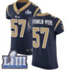 #57 Elite John Franklin-Myers Navy Blue Nike NFL Home Men’s Jersey Los Angeles Rams Vapor Untouchable Super Bowl LIII Bound