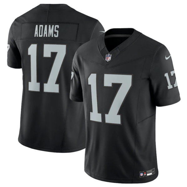 Men’s Las Vegas Raiders #17 Davante Adams Black 2023 F.U.S.E Vapor Untouchable Stitched Football Jersey