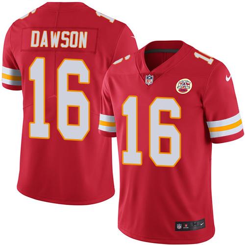 Nike Chiefs #16 Len Dawson Red Team Color Men’s Stitched NFL Vapor Untouchable Limited Jersey