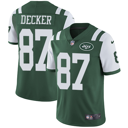 Nike New York Jets #87 Eric Decker Green Team Color Men’s Stitched NFL Vapor Untouchable Limited Jersey