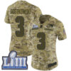 Women’s New England Patriots #3 Stephen Gostkowski Camo Nike NFL 2018 Salute to Service Super Bowl LIII Bound Limited Jersey