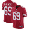 Nike 49ers #69 Mike McGlinchey Red Team Color Men’s Stitched NFL Vapor Untouchable Limited Jersey