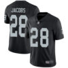 Raiders #28 Josh Jacobs Black Team Color Men’s Stitched Football Vapor Untouchable Limited Jersey