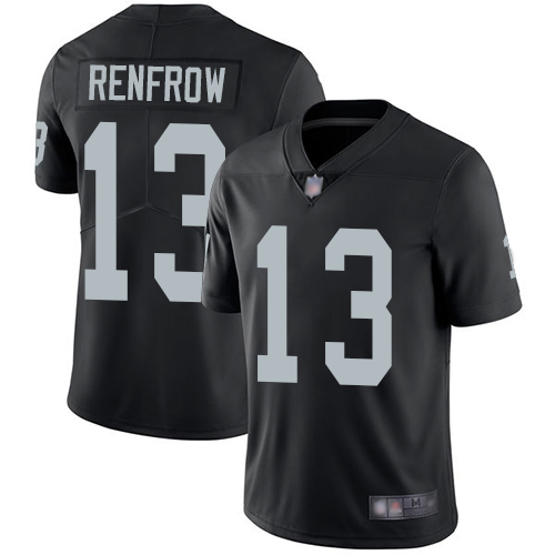 Raiders #13 Hunter Renfrow Black Team Color Men’s Stitched Football Vapor Untouchable Limited Jersey