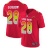 Nike Los Angeles Chargers #28 Melvin Gordon Red Men’s Stitched NFL Limited AFC 2019 Pro Bowl Jersey