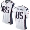 Men’s New England Patriots #85 Michael Williams White Road NFL Nike Elite Jersey