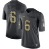 Men’s Philadelphia Eagles #6 Caleb Sturgis Black Anthracite 2016 Salute To Service Stitched NFL Nike Limited Jersey