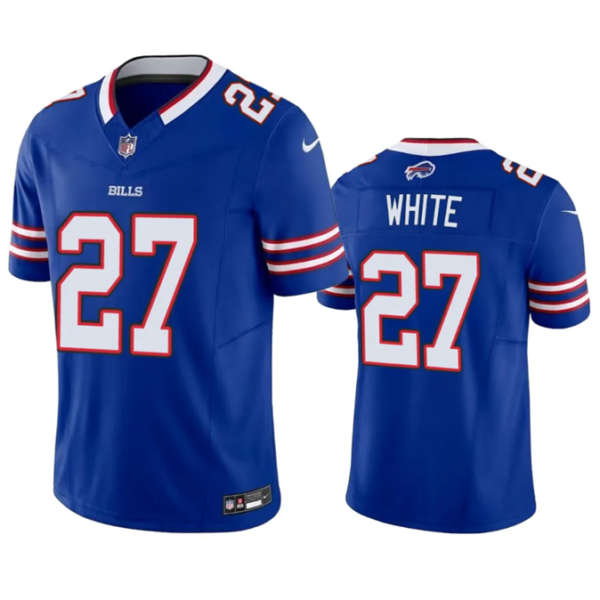 Men’s Buffalo Bills #27 Tre’Davious White Blue 2023 F.U.S.E. Vapor Untouchable Limited Stitched Jersey