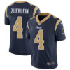 Nike Rams #4 Greg Zuerlein Navy Blue Team Color Men’s Stitched NFL Vapor Untouchable Limited Jersey