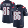 Nike Men’s New England Patriots #86 Cordarrelle Patterson Navy Blue Rush Vapor Untouchable Limited Jersey