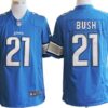 Nike Detroit Lions #21 Reggie Bush Light Blue Limited Jersey