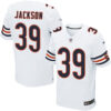 Nike Chicago Bears Men’s #39 Eddie Jackson Elite White Road NFL Jersey