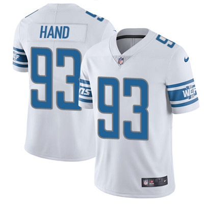 Nike Detroit Lions #93 Da’Shawn Hand White Men’s Stitched NFL Vapor Untouchable Limited Jersey