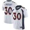 Nike Denver Broncos #30 Phillip Lindsay White Men’s Stitched NFL Vapor Untouchable Limited Jersey