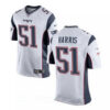 Men’s New England Patriots #51 David Harris White Road Stitched NFL Nike Game Jersey