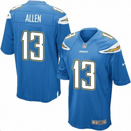 Men’s San Diego Chargers #13 Keenan Allen Light Blue Alternate Stitched NFL Nike Game Jersey