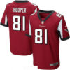 Men’s Atlanta Falcons #81 Austin Hooper Red Team Color Stitched NFL Nike Elite Jersey