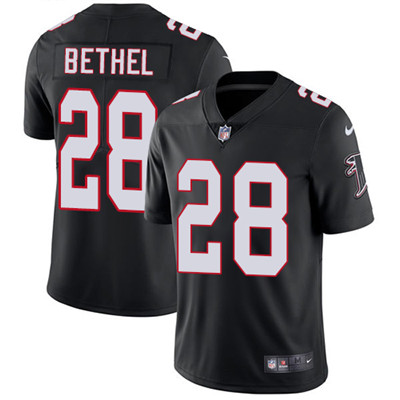 Nike Atlanta Falcons #28 Justin Bethel Black Alternate Men’s Stitched NFL Vapor Untouchable Limited Jersey