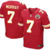 Men’s Kansas City Chiefs #7 Aaron Murray Red Team Color NFL Nike Elite Jersey