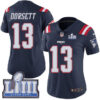 Women’s New England Patriots #13 Phillip Dorsett Navy Blue Nike NFL Rush Vapor Untouchable Super Bowl LIII Bound Limited Jersey