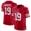 Men’s San Francisco 49ers #19 Deebo Samuel Red 2023 F.U.S.E. Vapor Untouchable Limited Stitched Football Jersey
