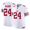 Men’s San Francisco 49ers #24 Jordan Mason White 2023 F.U.S.E. Football Stitched Jersey