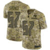 Nike Buccaneers #57 Noah Spence Camo Men’s Stitched NFL Limited 2018 Salute To Service Jersey