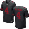 Men’s San Francisco 49ers #4 Phil Dawson Black Alternate Stitched NFL Nike Elite Jersey