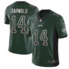 Nike Jets #14 Sam Darnold Green Team Color Men’s Stitched NFL Limited Rush Drift Fashion Jersey