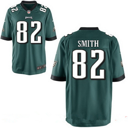 Men’s Philadelphia Eagles #82 Torrey Smith Midnight Green Team Color Stitched NFL Nike Elite Jersey