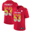 Nike Pittsburgh Steelers #53 Maurkice Pouncey Red Men’s Stitched NFL Limited AFC 2019 Pro Bowl Jersey